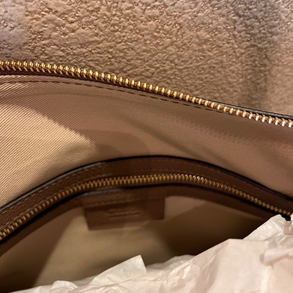 Medium Chloe Marcie Leather Satchel in desert taupe - Picture 4 of 9